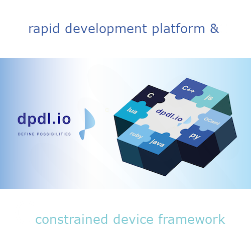 Dpdl is a constrained device and rapid prototyping programming language framework with built-in database technology. Dpdl enables access to external java libraries and allows the embedding and execution of ANSI C/C++, Python, Julia and OCaml language